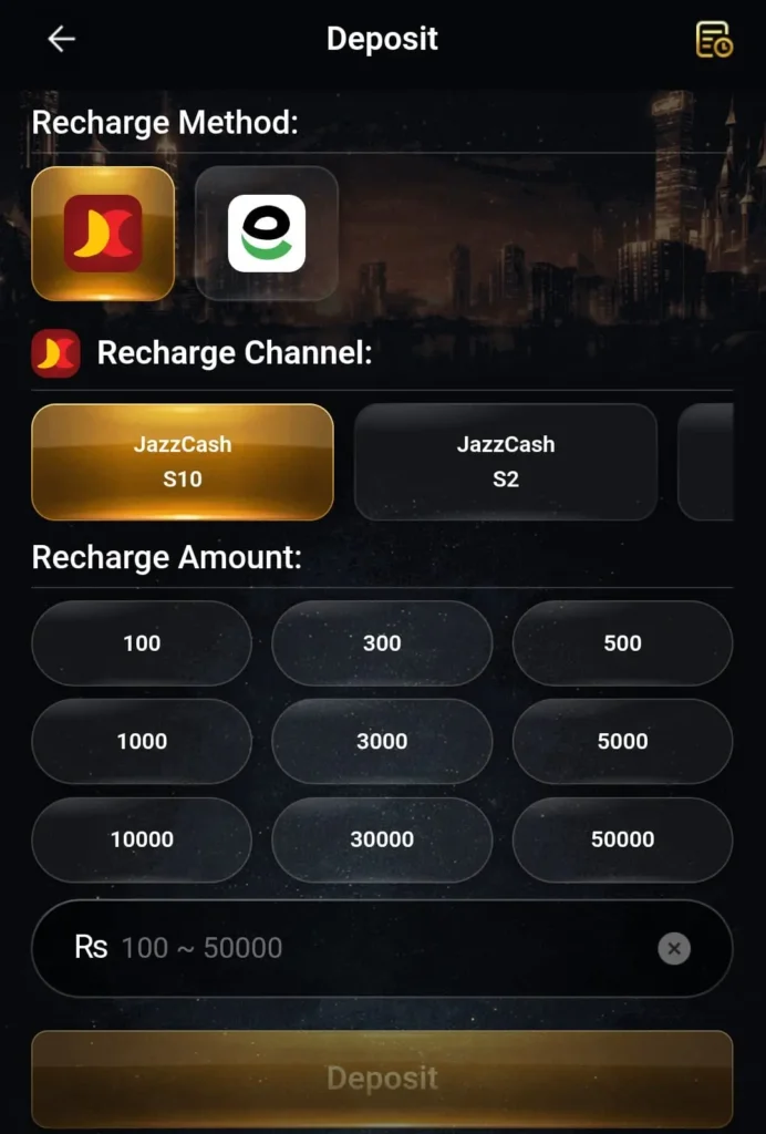 How to Deposit 222RS Game