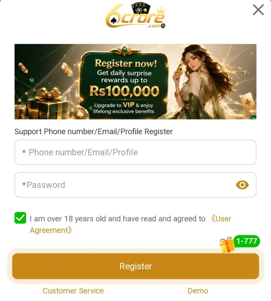 How to Get Started on 6crore Game