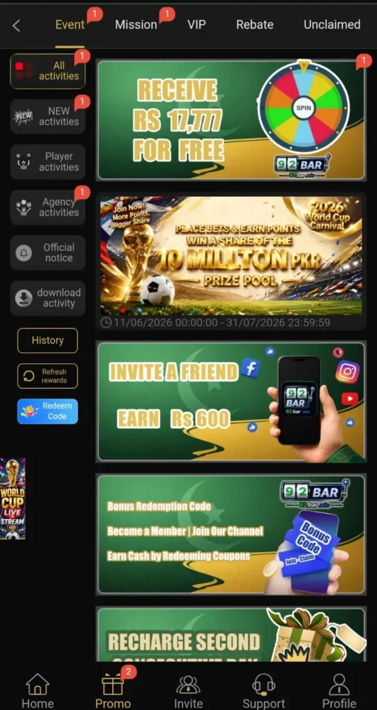 92BAR Game Rewards and Bonuses