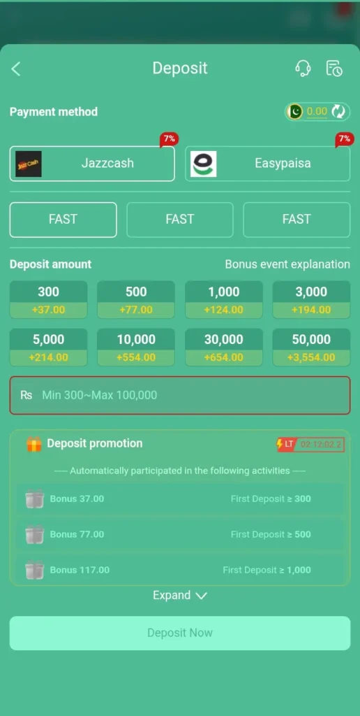Deposit Money SKF777 Game